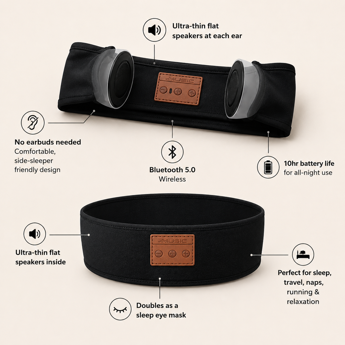 Elevate™ SleepBand Headphones