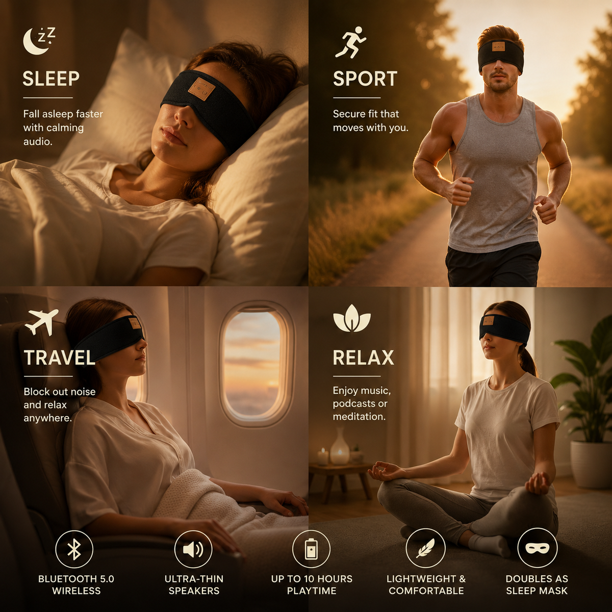 Elevate™ SleepBand Headphones