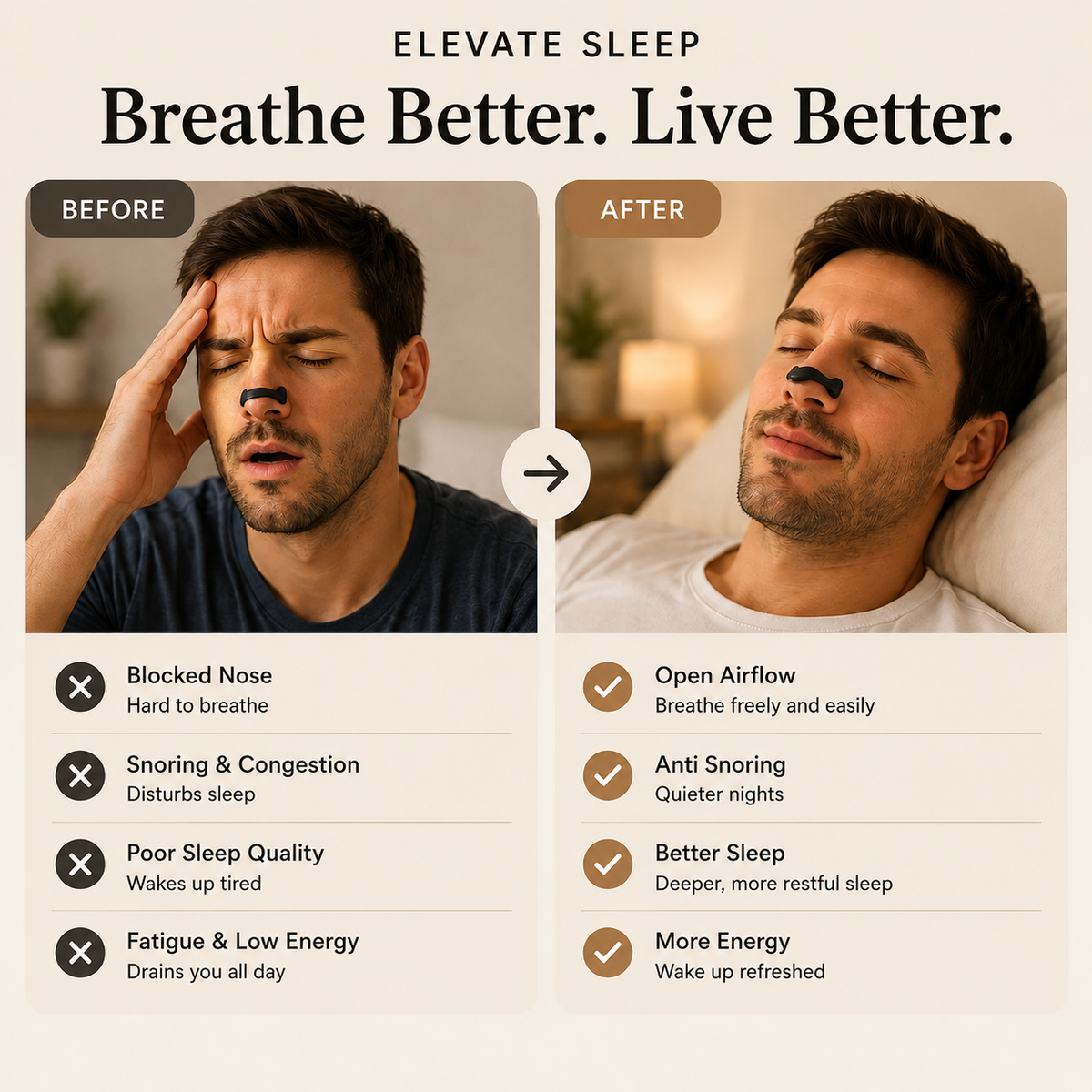 Elevate™ Anti-Snore Nasal Kit